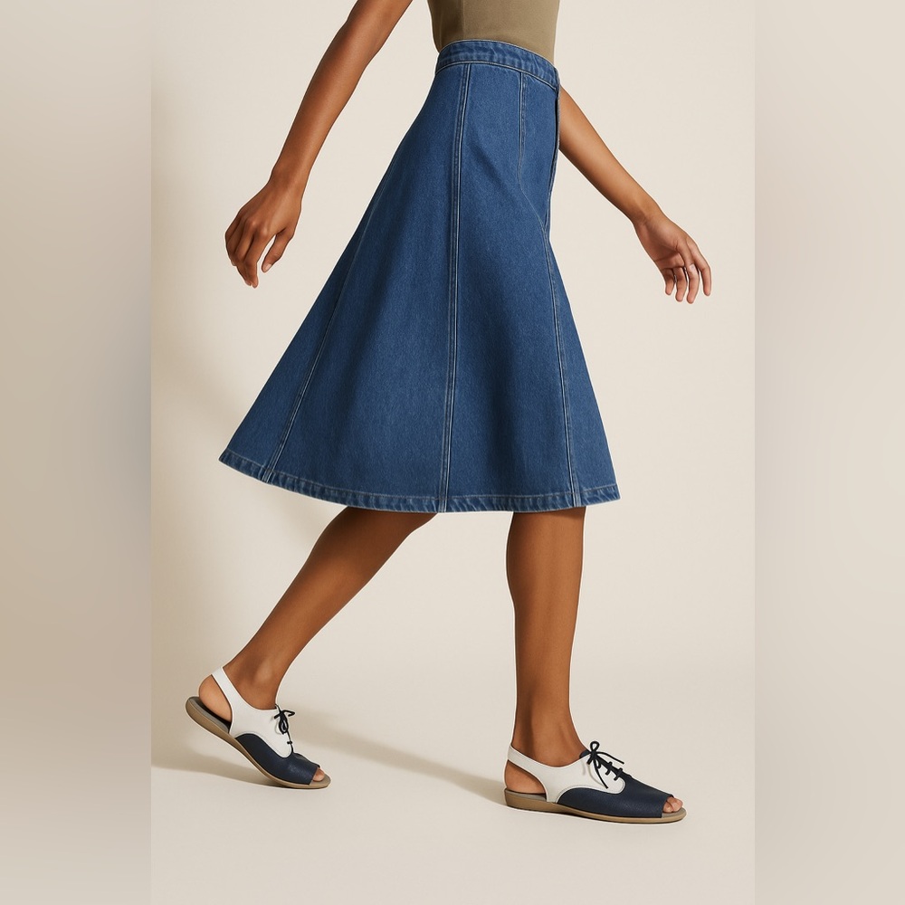Cloud CLEONE Leather Slingback Sandals Navy/White – EU 39 - 8.5 US - Picture 2 of 10